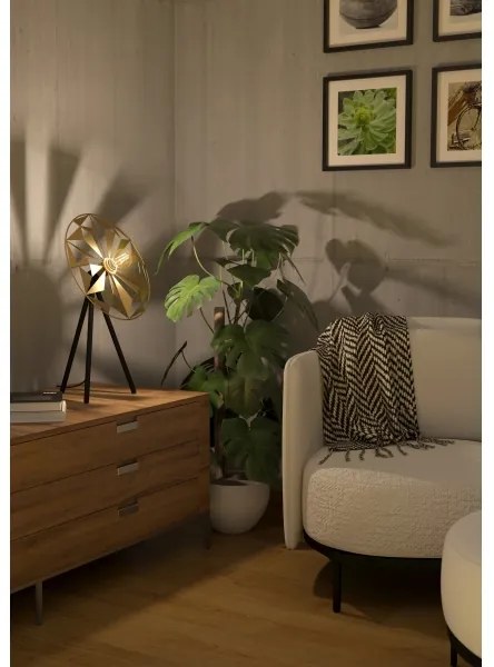 Eglo 43808 - Asztali lámpa CASTANUELO 1xE27/40W/230V