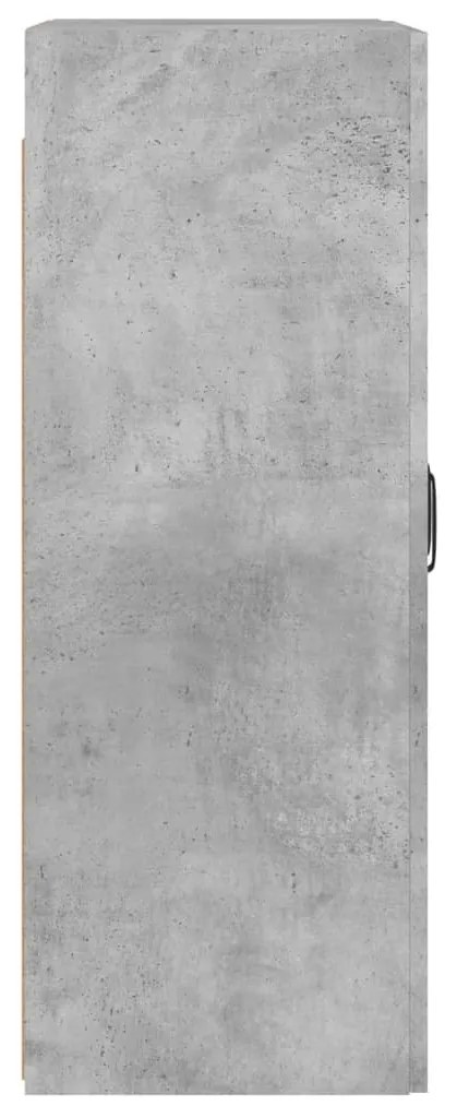 2 db betonszürke szerelt fa falra szerelhető szekrény