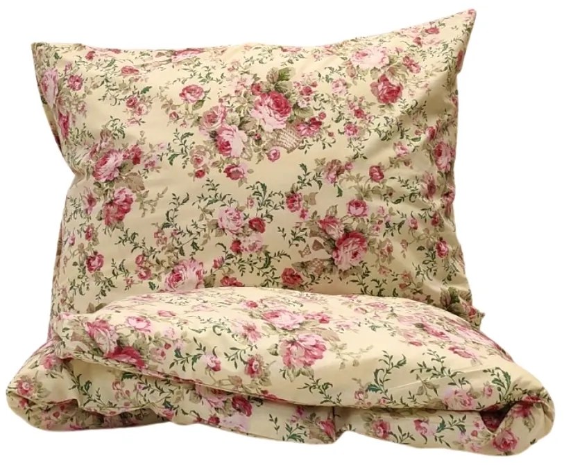 Pamut lepedők Sicilia krém TiaHome - 2x Párna 90x70cm, 1x Paplan 200x220cm