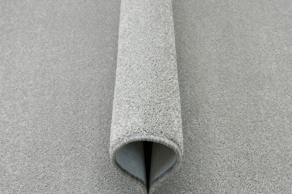 Szürke Filc Szőnyeg Puha Sima Nappaliba Birch 200x400 cm