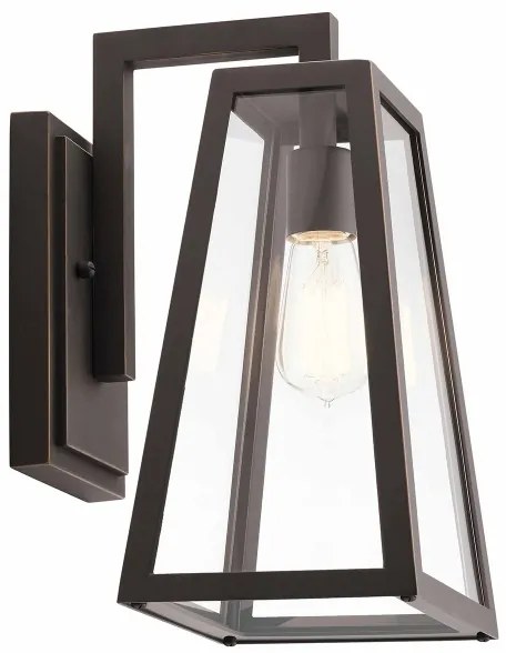 Kichler KL-DELISON-M-RZ - Kültéri fali lámpa DELISON 1xE27/60W/230V IP44