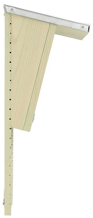 Denevérház, cink tetővel, 39 cm