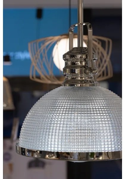 Klausen 111016 - Csillár THOR 1xE27/11W/230V fényezett króm