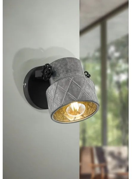 Eglo 39868 - HILCOTT fali lámpa 1xE27/40W/230V