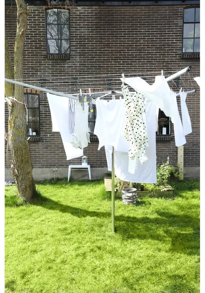 Ezüstszínű kerti ruhaszárító 50 m Topspinner – Brabantia