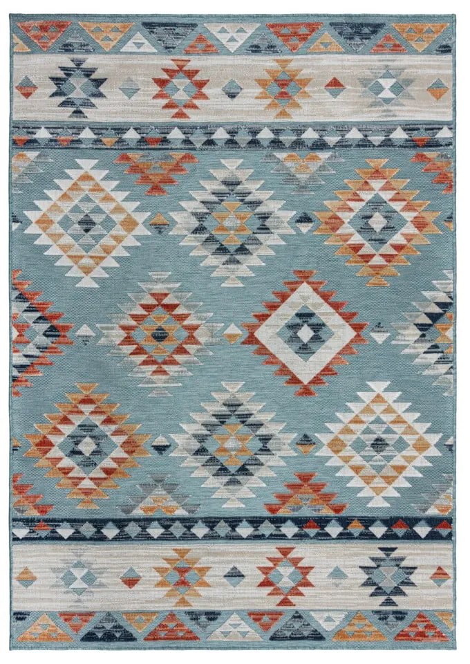 Kék kültéri-beltéri szőnyeg 120x170 cm Avery Blue – Flair Rugs