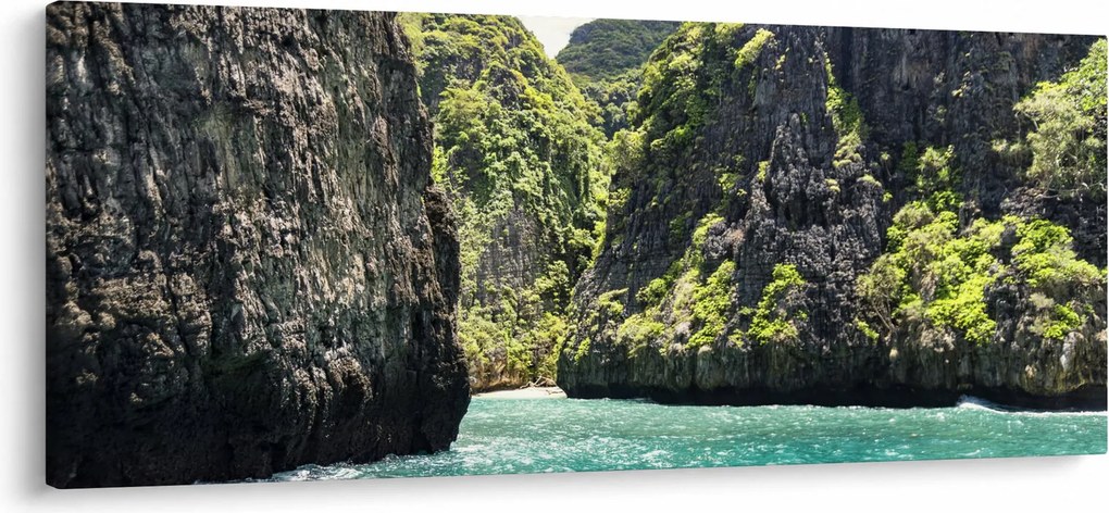 A hegyi folyó képe (120x50 cm)
