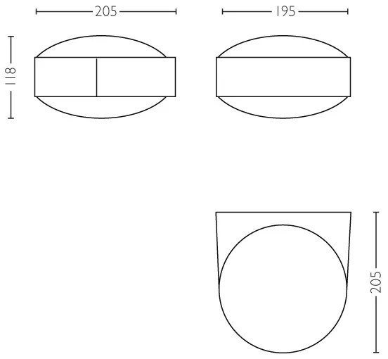 Philips 17336/47/PN - Kültéri fali lámpa MYGARDEN CHIPMUNK E27/42W