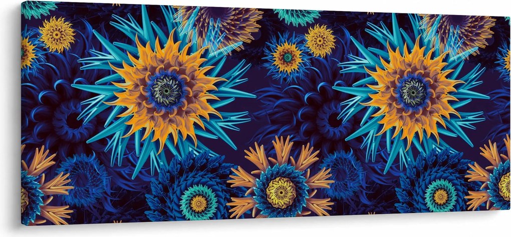 Kép - 3D virágok (120x50 cm)