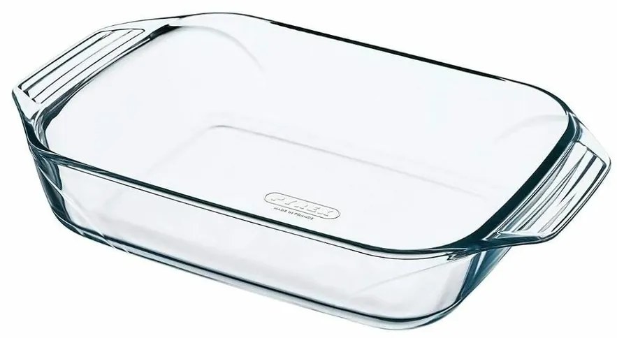 Pyrex üveg sütőedény 3 l, 35 x 23 x 6,5 cm, 35 x23 x 6,5 cm, 3 l