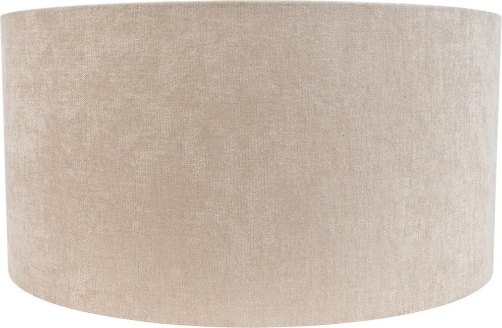 Szövet lámpaernyő világosbarna kerek 50/50/25