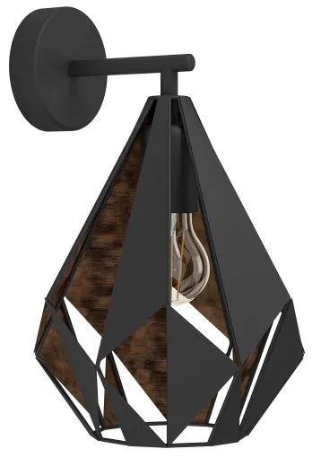 Eglo 49992 - Fali lámpa CARLTON 1 1xE27/60W/230V