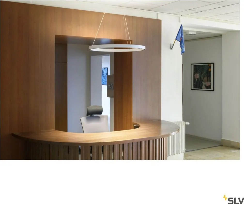 SLV 1007672 ONE Modern Led Függesztett Lámpa Fehér LED IP20