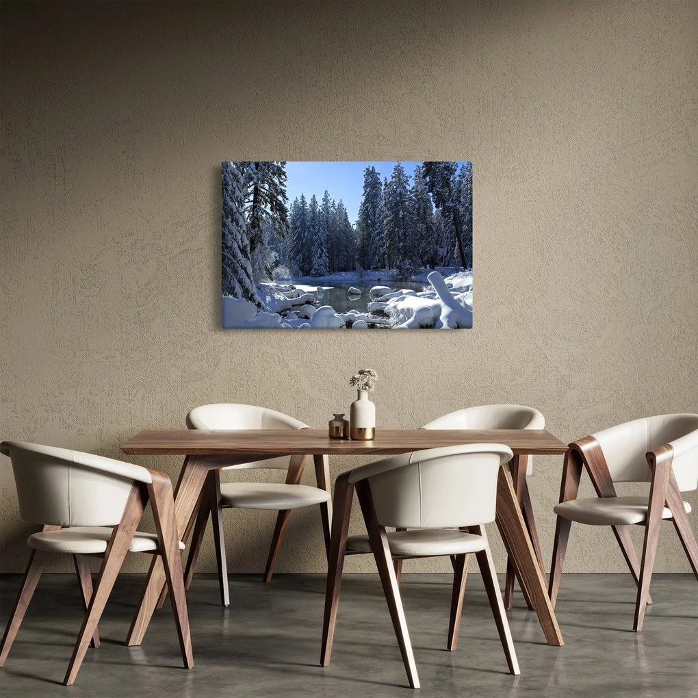 Havas erdő képe (90x60 cm)