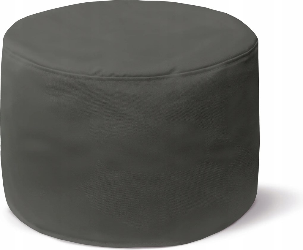 Univerzális Szürke Lábtartó 35x25cm Kerek Puff Lábaknak Erős Kényelmes