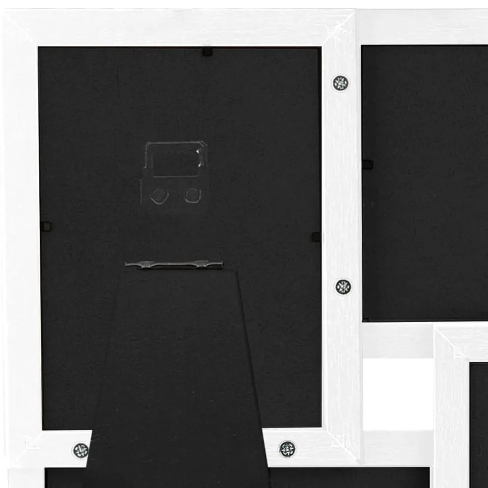 fehér MDF fényképkeretszett 4 db 4 x 15 cm-es képhez