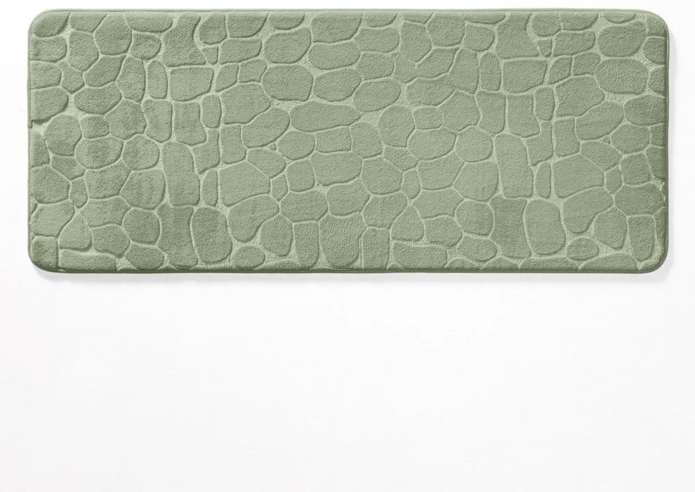 Zöld fürdőszobai kilépő 50x120 cm Ricochet – douceur d'intérieur