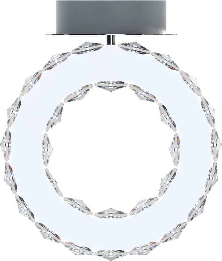 ZUMA LINE MX3713-1-3CT GIRONA Kristály Mennyezeti Lámpa Króm LED IP20