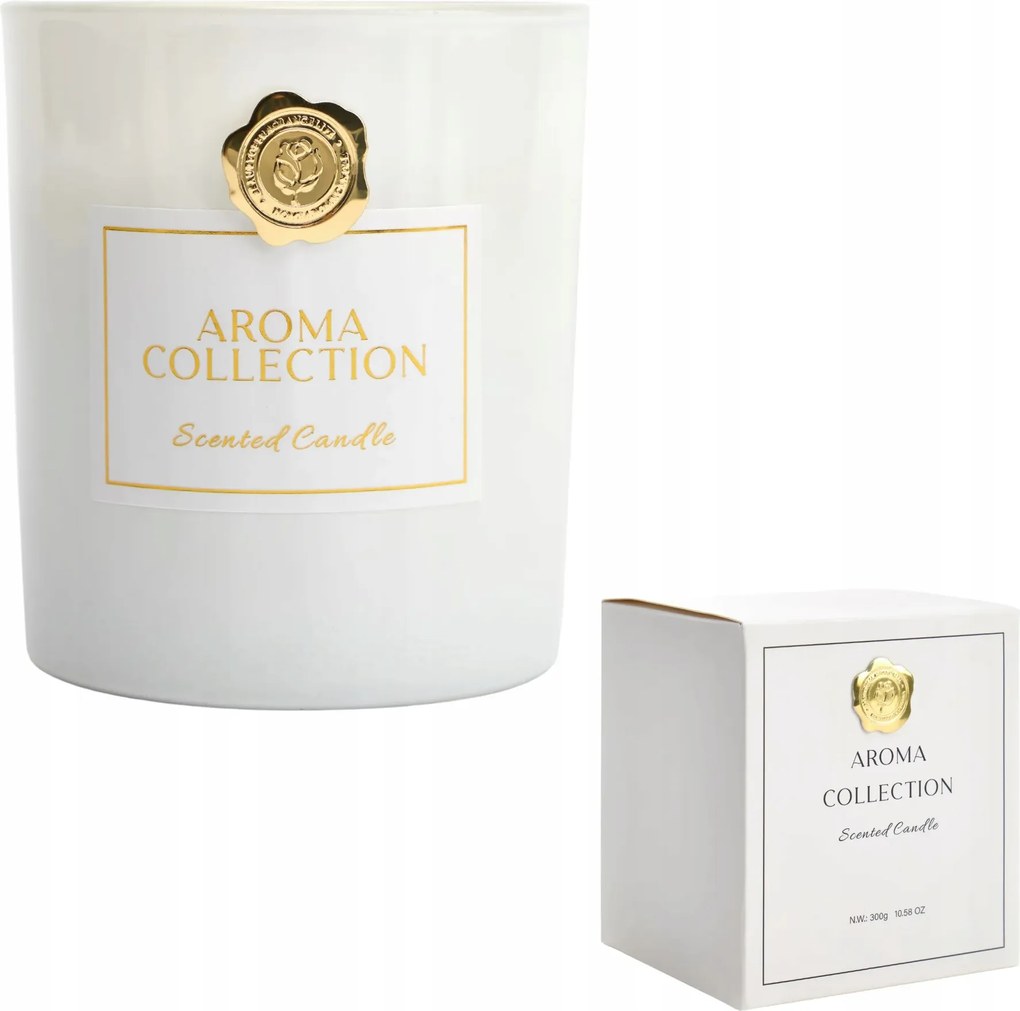 Dekoratív Illatgyertya Fehér Aroma Collection