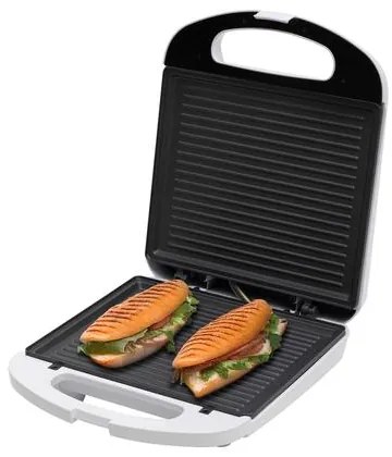 HOME HGP4 panini szendvicssütő, 1200 W, nagy sütőfelület, tapadásmentes, jelzőfények