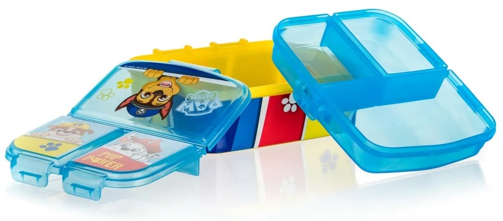 Vetro-plus Box snackdoboz, osztott PATROLA 17,5 x13 cm
