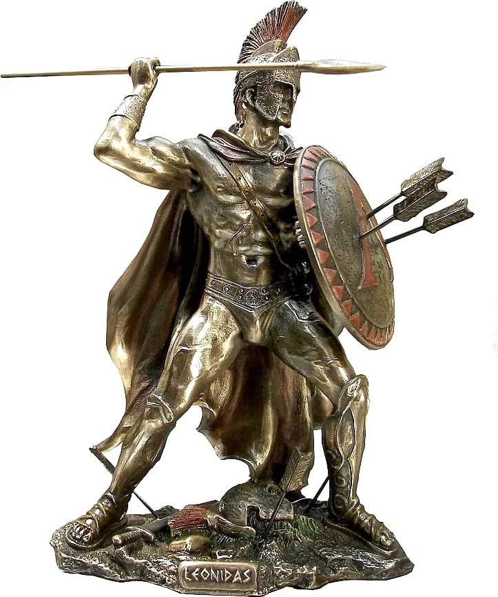 Leonidas Spárta Királya Hős Termopil Ajándék Katona Gravírozás V