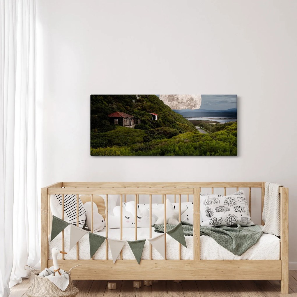 Holdas tájkép (120x50 cm)