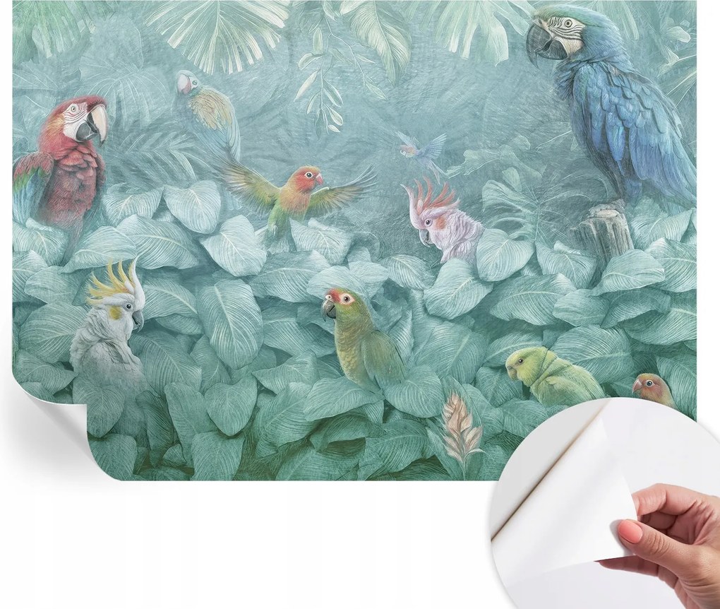 Öntapadós fotótapéta Divatos Egzotikus madarak 208x146 cm