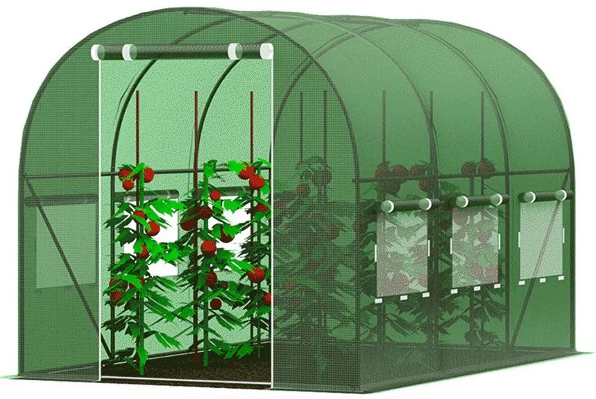 Kerti fóliasátor 2 x 3,5 m