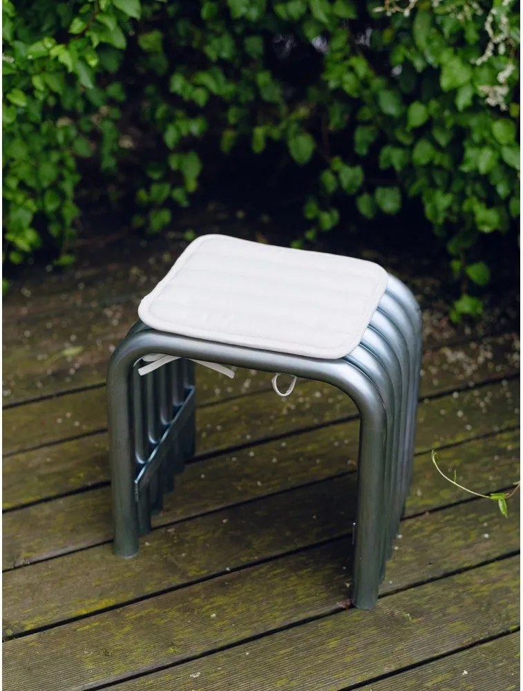 Ezüstszínű fém kerti szék Nokk – noo.ma