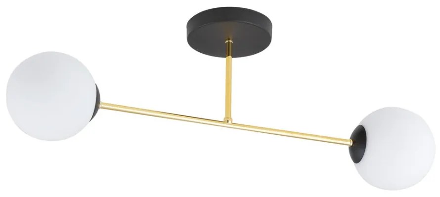 EMIBIG 1233-2 MAGNUM Glamour Mennyezeti Lámpa Fehér, Fekete, Arany E14 IP20