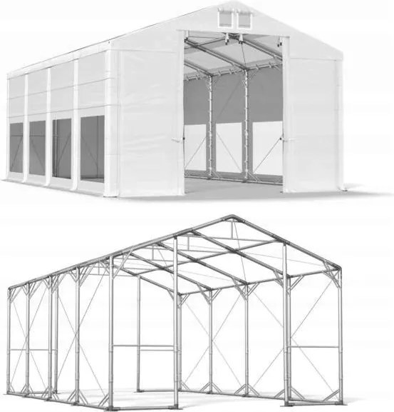 Garázs sátor 5x8m [3,5m] Rendezvény sátor Das 580 Pp