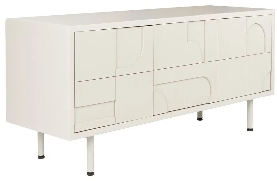 Világosszürke komód 55x120x40 cm Funk – White Label