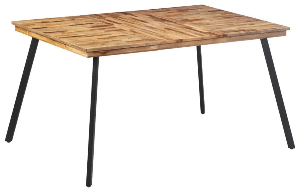 tömör tíkfa étkezőasztal 148 x 97 x 76 cm
