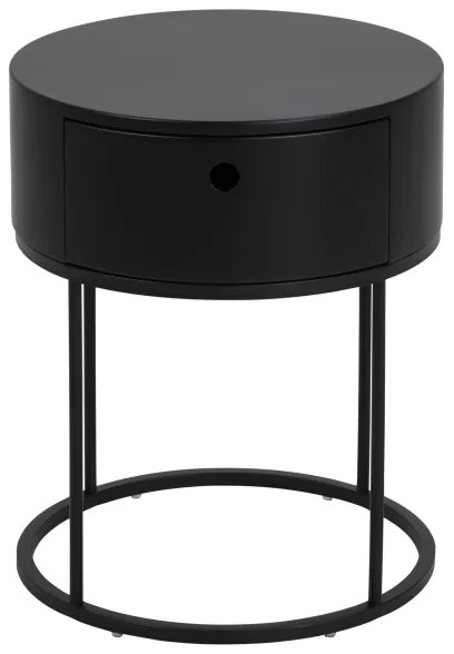 COLUM éjjeli szekrény fekete