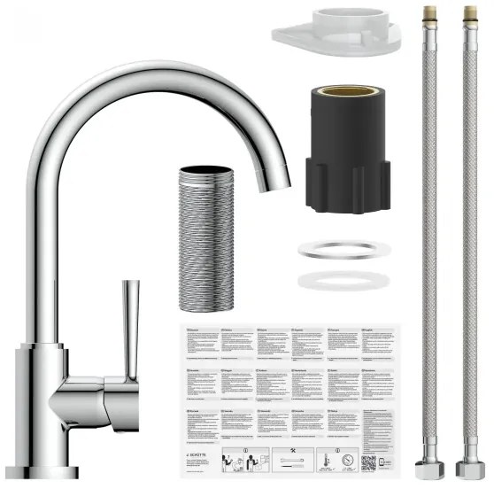 Schütte 79116 - CORNWALL konyhai csaptelep, fényes króm