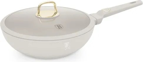 BerlingerHaus Wok fedővel (28 cm) Sahara Collection (BH/8064N)