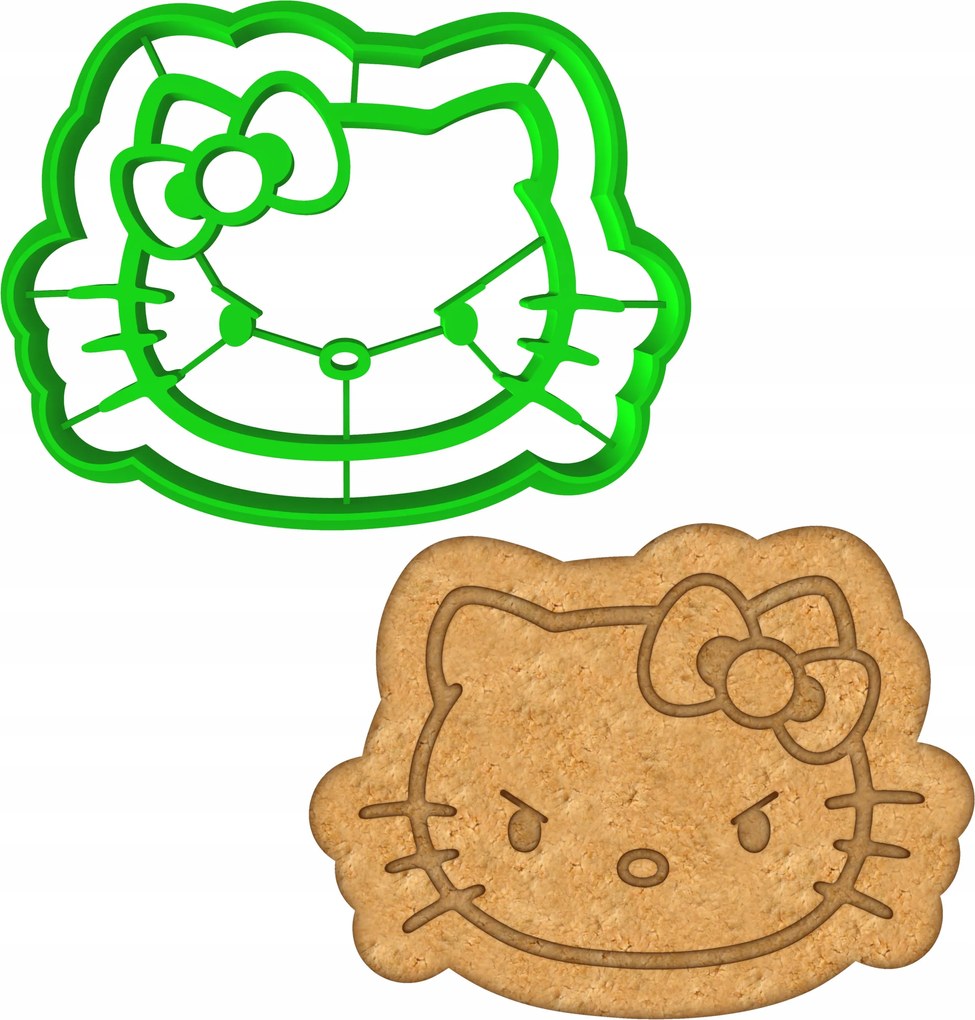 Forma Lyukasztó Sütemény- és Mézeskalácsvágó Halloween Cica Macska