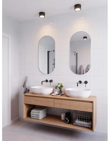 Nordlux - LED fürdőszobai spotlámpa LANDON LED/6,5W/230V IP44 fekete