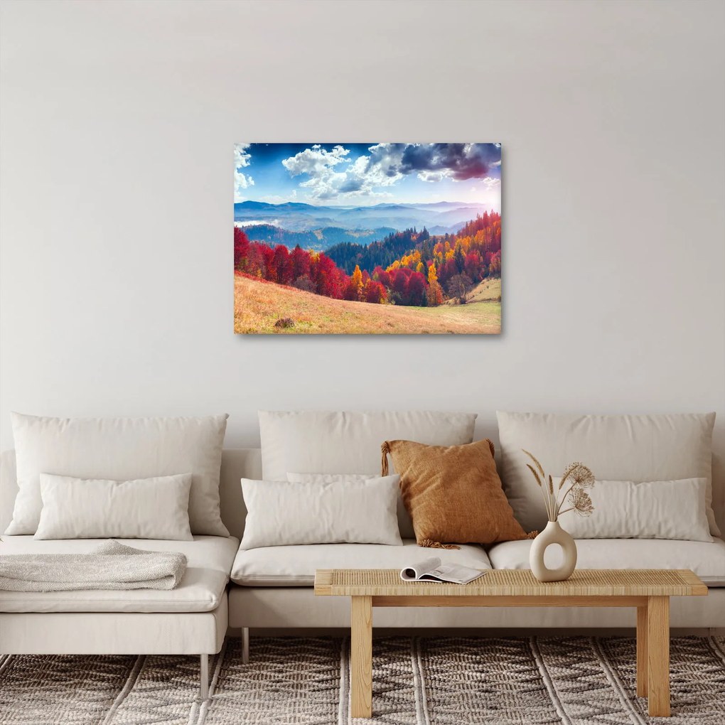 Egy kép egy színes őszi tájról (70x50 cm)