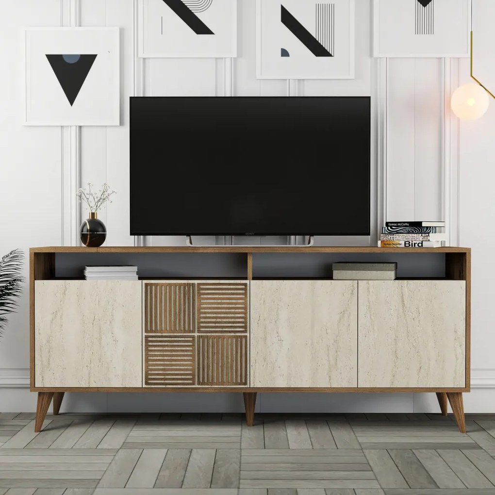 Milan - Walnut, Travertine