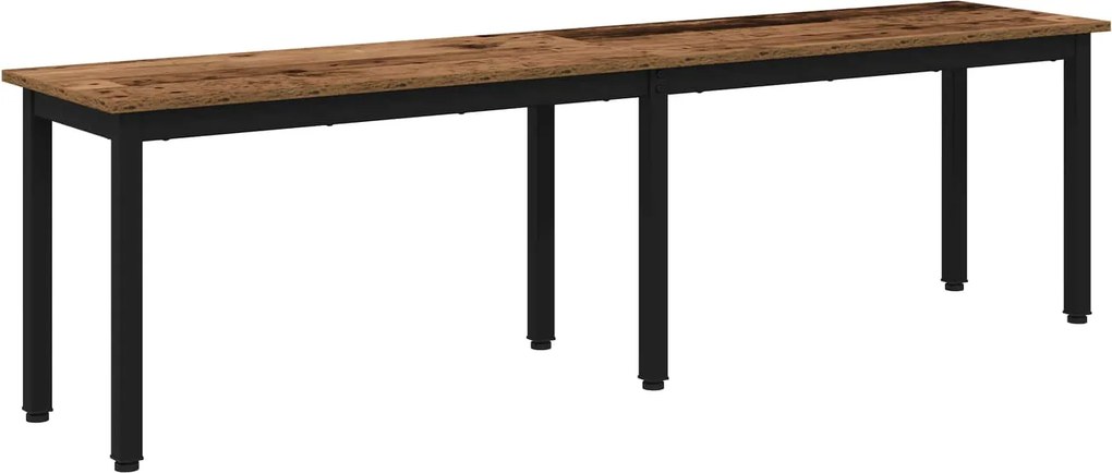 vidaXL pad Öreg fa 160 x 35 x 45 cm Faanyag