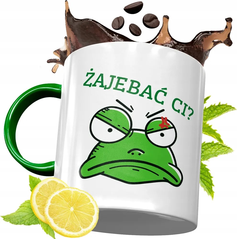 Zöld Vicces Bögre Születésnapi Ajándék fényképes nyomtatással