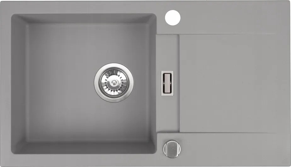 Gránit Mosogató Runner konyhai mosogató 76x44 egymedencés, csepegtetővel