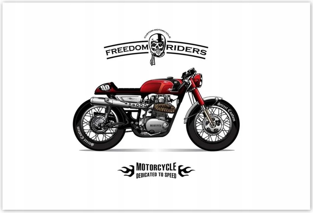 Poszterek 155x105 Motorkerékpár Antik Vintage