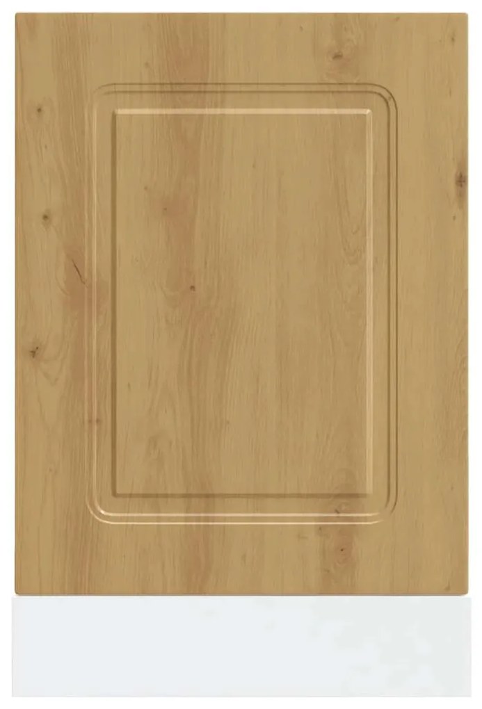 vidaXL mosogatógép panel Kalmar kézműves tölgy 45x1,5x67 cm gépi fa