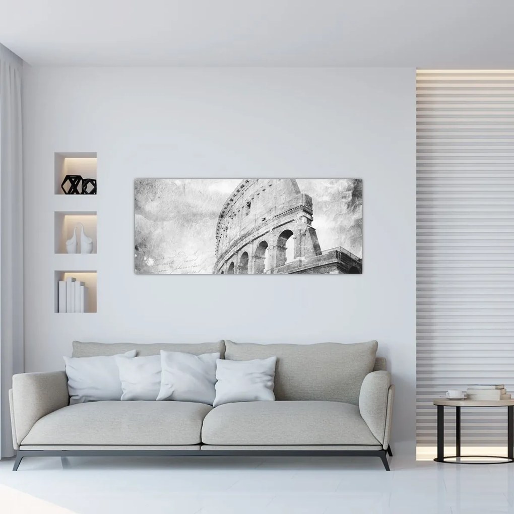 Kép - Vintage képeslap a városról N⁰1 (120x50 cm)