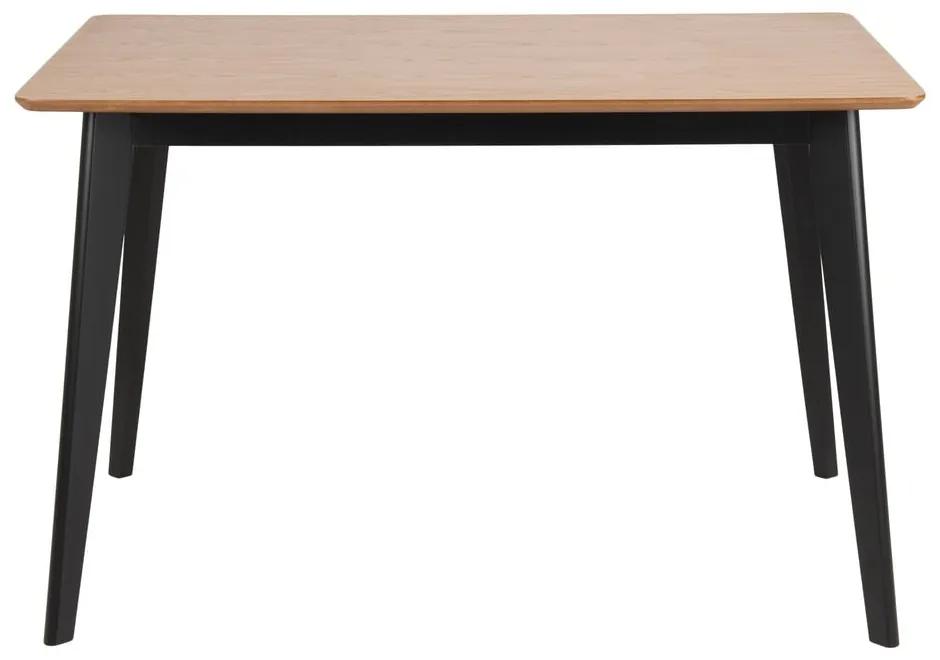 Roxby étkezőasztal tölgyfa asztallappal, 120 x 80 cm - Actona