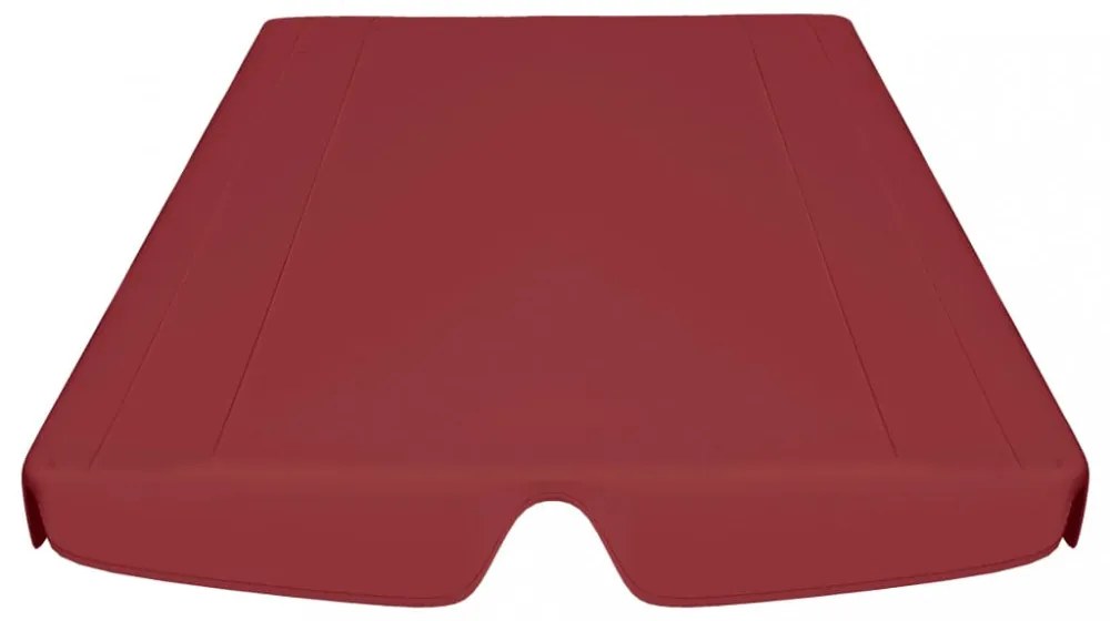 bordó csere ponyva kerti hintaágyhoz 150/130 x 105/70 cm