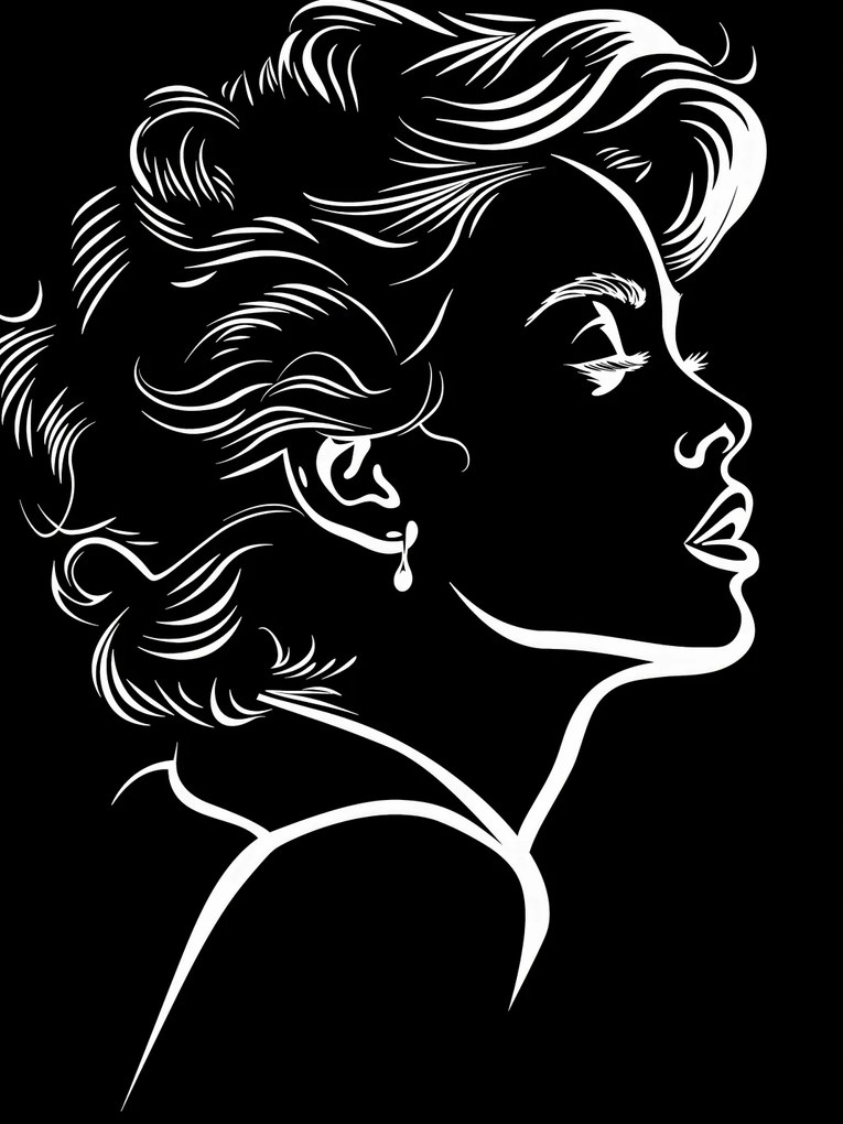 Poszter 15x20cm Monokróm Flesh